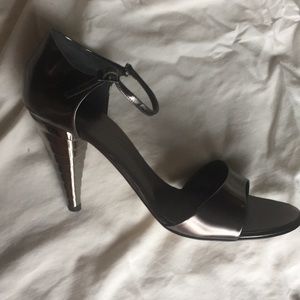 Giuesppe Zanotti Silver Telescopic Heels 8.5B